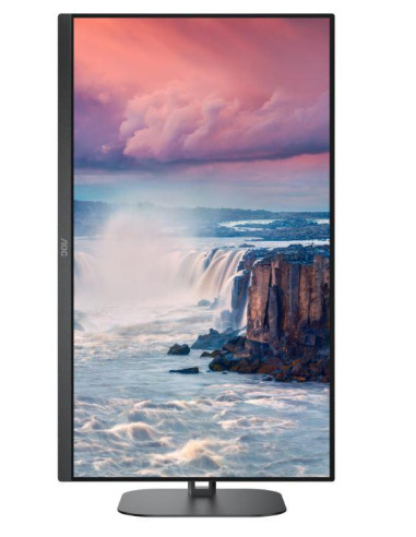 LCD Monitor, AOC, 27", Panel VA, 2560x1440, 16:9, 75 Hz, Matte, 4 ms, Speakers, Swivel, Pivot, Height adjustable, Tilt, Colour 