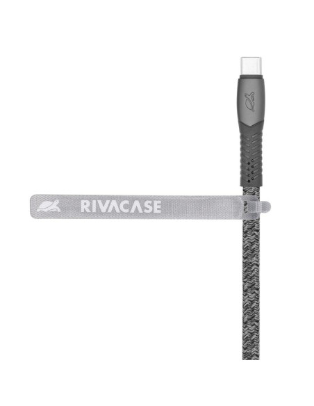 CABLE USB-C TO USB-C 1.2M/GREY PS6105 GR12 RIVACASE
