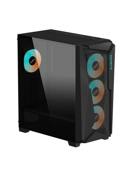 Case, GIGABYTE, C301G V2 BLACK, MidiTower, Case product features Transparent panel, Not included, ATX, EATX, MicroATX, MiniITX,