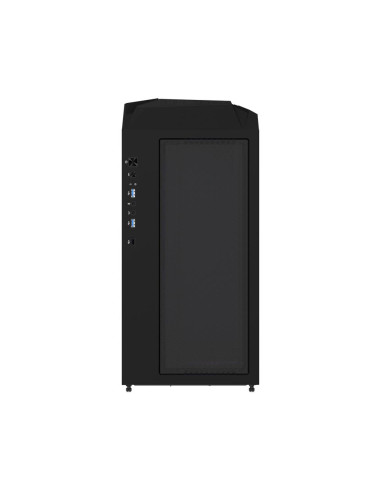 Case, GIGABYTE, C301G V2 BLACK, MidiTower, Case product features Transparent panel, Not included, ATX, EATX, MicroATX, MiniITX,