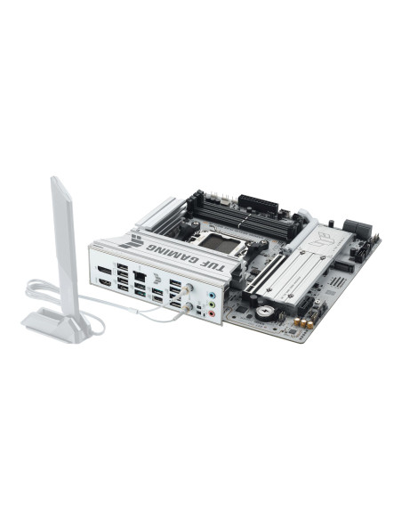 Mainboard, ASUS, AMD B850, SAM5, Micro-ATX, Memory DDR5, Memory slots 4, GAMINGB850M-PLUSWIFI7W