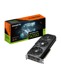 Graphics Card, GIGABYTE, NVIDIA GeForce RTX 5050, 8 GB, GDDR6, 128 bit, PCIE 5.0 16x, GPU 2632 MHz, Triple slot Fansink, GV-N50