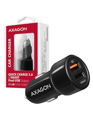 MOBILE CHARGER CAR USB 2PORT/31.5W PWC-QC5 AXAGON