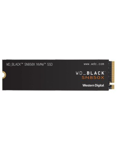 SSD, WESTERN DIGITAL, Black SN850X, 1TB, M.2, PCIE, NVMe, Write speed 6300 MBytes/sec, Read speed 7300 MBytes/sec, 2.38mm, TBW 
