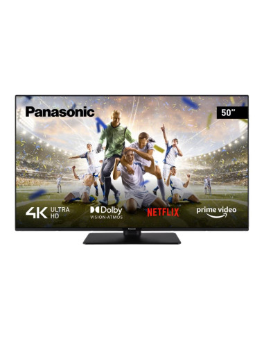 TV Set, PANASONIC, 50", 4K, 3840x2160, Wireless LAN, Bluetooth, Black, TX-50MX600E