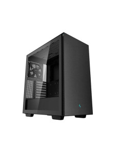 Case, DEEPCOOL, CH510, MiniTower, Case product features Transparent panel, Not included, Colour Black, R-CH510-BKNNE1-G-1