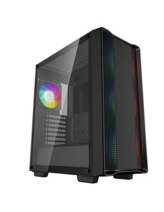 Case, DEEPCOOL, CC560 ARGB V2, MiniTower, Not included, MicroATX, MiniITX, Colour Black, R-CC560-BKTAA4-G-2