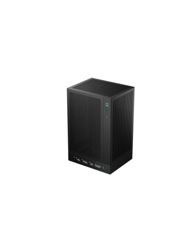 Case, DEEPCOOL, CH170 DIGITAL, MiniTower, Not included, MiniITX, Colour Black, R-CH170-BKNPI0D-G-1