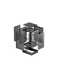 Case, DEEPCOOL, CH170 DIGITAL, MiniTower, Not included, MiniITX, Colour Black, CH170DIGITAL