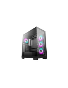 Case, DEEPCOOL, CG580 4F, MidiTower, Case product features Transparent panel, Not included, ATX, MicroATX, MiniITX, Colour Blac