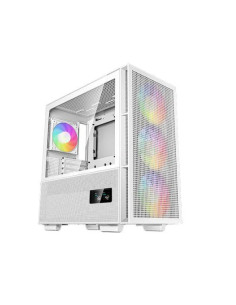 Case, DEEPCOOL, CH560 DIGITAL WH, Case product features Transparent panel, Not included, Colour White, R-CH560-WHAPE4D-G-1