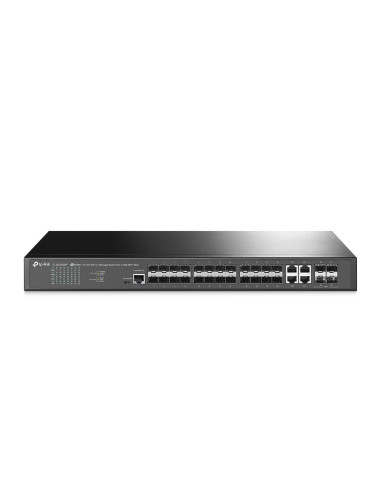 Switch, TP-LINK, Omada, TL-SG3428XF, Type L2+, Rack, 4x10/100/1000BASE-T/SFP combo, 20xSFP, 4xSFP+, 2xConsole, 1, SG3428XF