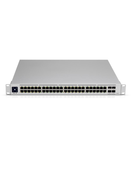 Switch, UBIQUITI, USW-PRO-48-POE, Type L3, Rack, 48x10Base-T / 100Base-TX / 1000Base-T, 4xSFP, PoE+ ports 48, 600 Watts, USW-PR