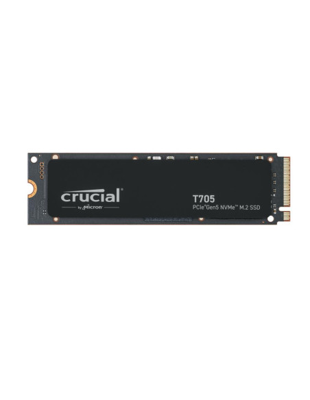 SSD, CRUCIAL, T705, 1TB, M.2, PCIe Gen5, NVMe, Write speed 10200 MBytes/sec, Read speed 13600 MBytes/sec, TBW 600 TB, CT1000T70 SSD, CRUCIAL, T705, 1TB, M.2, PCIe Gen5, NVMe, Write speed 10200 MBytes/sec, Read speed 13600 MBytes/sec, TBW 600 TB, CT1000T70