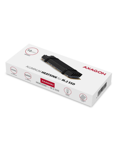 SSD ACC COOLER M.2 2280/10MM CLR-M2L10 AXAGON