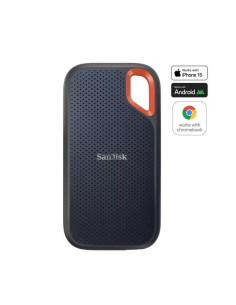 External SSD, SANDISK, Extreme, 8TB, USB-C, Write speed 1000 MBytes/sec, Read speed 1050 MBytes/sec, SDSSDE61-8T00-G25
