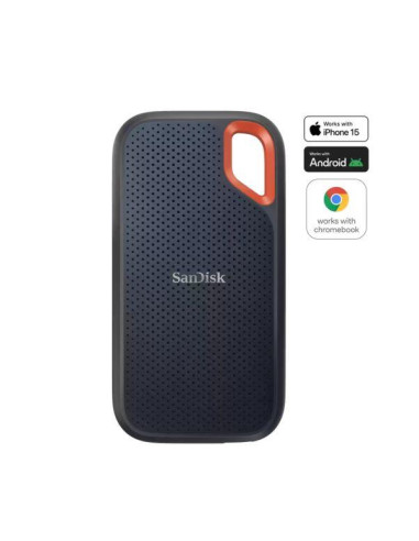 External SSD, SANDISK, Extreme, 8TB, USB-C, Write speed 1000 MBytes/sec, Read speed 1050 MBytes/sec, SDSSDE61-8T00-G25