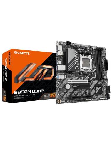 Mainboard, GIGABYTE, AMD B850, SAM5, ATX, Memory DDR5, Memory slots 4, B850MD3HP