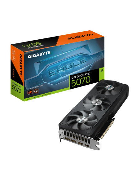 Graphics Card, GIGABYTE, NVIDIA GeForce RTX 5070, 12 GB, GDDR7, 192 bit, PCIE 5.0 16x, GPU 2587 MHz, Triple slot Fansink, 1xHDM Graphics Card, GIGABYTE, NVIDIA GeForce RTX 5070, 12 GB, GDDR7, 192 bit, PCIE 5.0 16x, GPU 2587 MHz, Triple slot Fansink, 1xHDM
