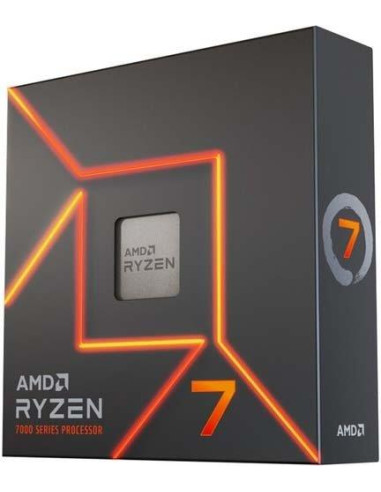 CPU, AMD, Desktop, Ryzen 7, R7-7700X, 4500 MHz, Cores 8, 32MB, Socket SAM5, 105 Watts, GPU Radeon, BOX, 100-100000591WOF