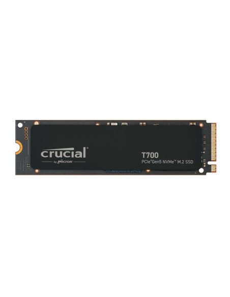 SSD, CRUCIAL, T700, 2TB, M.2, PCIe Gen5, NVMe, TLC, Write speed 11800 MBytes/sec, Read speed 12400 MBytes/sec, TBW 1200 TB, CT2 SSD, CRUCIAL, T700, 2TB, M.2, PCIe Gen5, NVMe, TLC, Write speed 11800 MBytes/sec, Read speed 12400 MBytes/sec, TBW 1200 TB, CT2