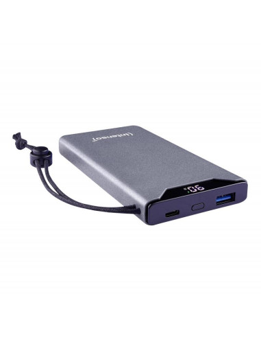 POWER BANK USB 10000MAH QC3.0/GREY 7332034 INTENSO