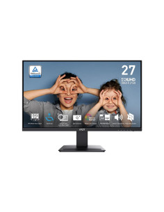 LCD Monitor, MSI, PRO MP273U, 27", Business, Panel IPS, 3840x2160, 16:9, 60Hz, 4 ms, Speakers, PROMP273U