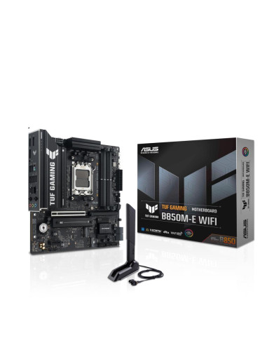 Mainboard, ASUS, AMD B850, SAM5, Micro-ATX, Memory DDR5, Memory slots 4, 1xPCI-Express 4.0 1x, 1xPCI-Express 4.0 16x, 1xPCI-Exp