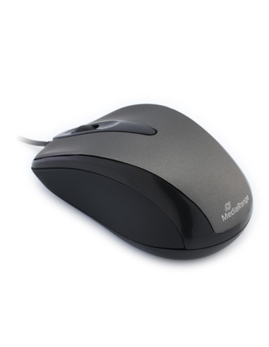 MOUSE USB OPTICAL BLACK/GREY/MROS201 MEDIARANGE