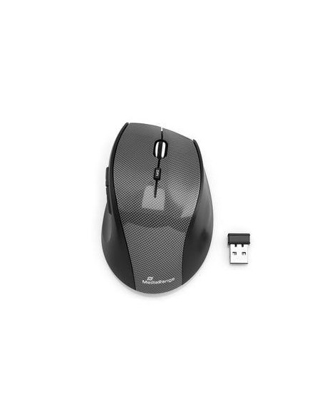 MOUSE USB OPTICAL WRL 5-BUTTON/BLACK MROS207 MEDIARANGE MOUSE USB OPTICAL WRL 5-BUTTON/BLACK MROS207 MEDIARANGE