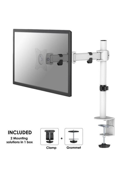 MONITOR ACC DESK MOUNT/10-30" NM-D135WHITE NEOMOUNTS MONITOR ACC DESK MOUNT/10-30" NM-D135WHITE NEOMOUNTS