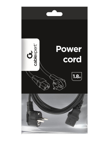 CABLE POWER EU 1M 6A/PC-186-1M GEMBIRD