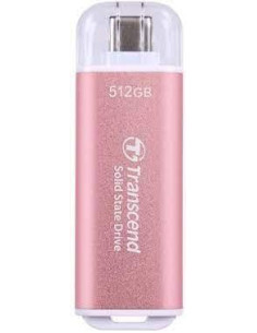 External SSD, TRANSCEND, ESD300, 512GB, USB-C, 3D NAND, Write speed 950 MBytes/sec, Read speed 1050 MBytes/sec, TS512GESD300P