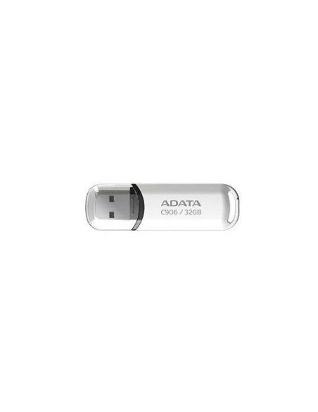 MEMORY DRIVE FLASH USB2 32GB/WHITE AC906-32G-RWH ADATA MEMORY DRIVE FLASH USB2 32GB/WHITE AC906-32G-RWH ADATA