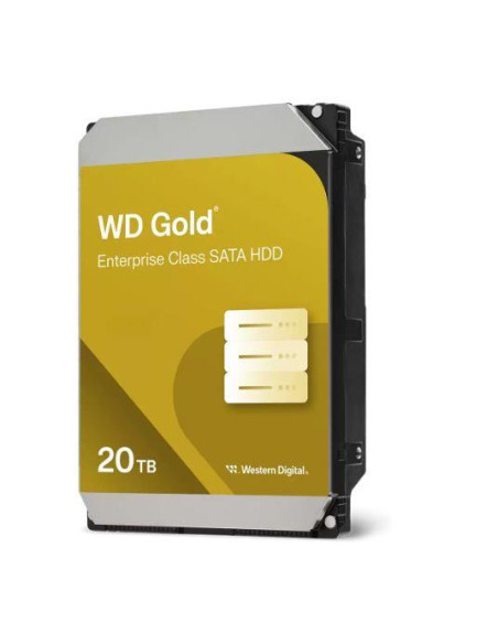 HDD, WESTERN DIGITAL, Gold, 20TB, 512 MB, 7200 rpm, 3,5", WD203KRYZ