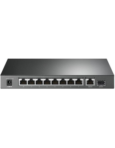 Switch, TP-LINK, TL-SG1210P, Desktop/pedestal, 9x10Base-T / 100Base-TX / 1000Base-T, 1xSFP, PoE+ ports 8, TL-SG1210P