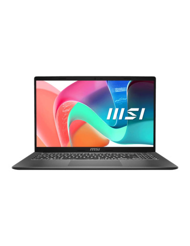 Notebook, MSI, Modern, 15 F1MG, CPU Core 7, 150U, 1800 MHz, 15.6", 1920x1080, RAM 16GB, DDR4, 3200 MHz, SSD 512GB, Intel Graphi