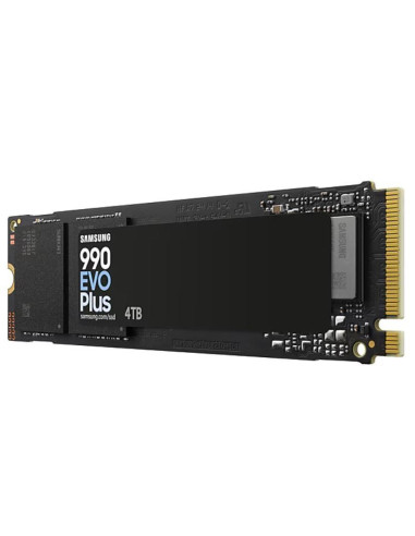 SSD, SAMSUNG, 990 EVO Plus, 4TB, M.2, PCIe Gen5, NVMe, TLC, Write speed 6300 MBytes/sec, Read speed 7250 MBytes/sec, 2.38mm, TB