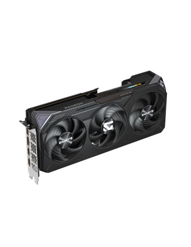 Graphics Card, GIGABYTE, AMD Radeon RX 9070 XT, 16 GB, GDDR6, 256 bit, PCIE 5.0 16x, Triple slot Fansink, GV-R9070XTGAMING-16GD