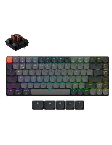 KEYBOARD WRL K3 RGB/BLACK K3X-B3 KEYCHRON KEYBOARD WRL K3 RGB/BLACK K3X-B3 KEYCHRON
