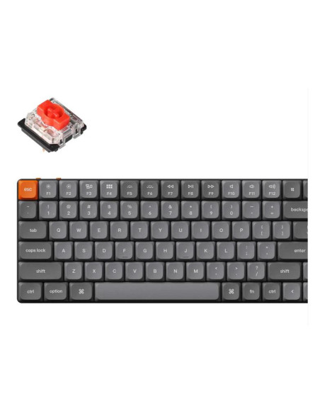 KEYBOARD WRL K3 MAX RGB/BLACK K3M-H1 KEYCHRON KEYBOARD WRL K3 MAX RGB/BLACK K3M-H1 KEYCHRON