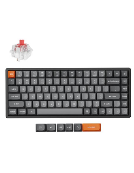 KEYBOARD WRL K2 MAX RGB/BLACK K2M-J1 KEYCHRON KEYBOARD WRL K2 MAX RGB/BLACK K2M-J1 KEYCHRON