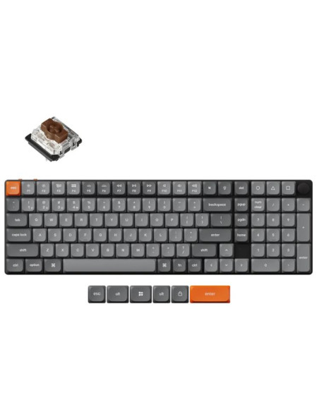 KEYBOARD WRL K17 MAX RGB/BLACK K17M-H3 KEYCHRON KEYBOARD WRL K17 MAX RGB/BLACK K17M-H3 KEYCHRON