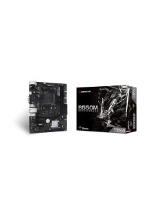 Mainboard, BIOSTAR, AMD B550, SAM4, Micro-ATX, Memory DDR4, Memory slots 2, 2xPCI-Express 3.0 1x, 1xPCI-Express 3.0 16x, 1xPCI-