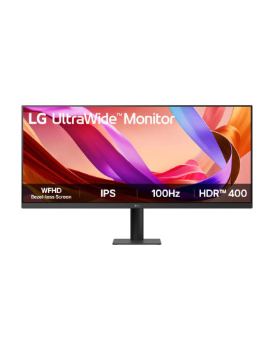 LCD Monitor, LG, 34 ", 2560 x 1080 pixels, WFHD, Native aspect ratio 21:9, LED, Flat, 34U511A-B