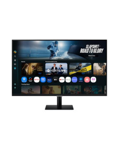 LCD Monitor, SAMSUNG, LS32FM700UUXDU, 32", Smart/4K, Panel VA, 3840x2160, 16:9, 60 Hz, 4 ms, Speakers, Colour Black, LS32FM700U