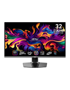 Monitor, MSI, 31.5", Gaming/4K, Panel QD-OLED, 3840x2160, 16:9, Matte, 0.03 ms, Swivel, Pivot, Height adjustable, Tilt, Colour 