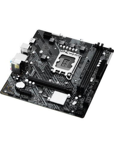 Mainboard, ASROCK, Intel H610, LGA1700, Micro-ATX, Memory DDR4, Memory slots 2, 1xPCI-Express 3.0 1x, 1xPCI-Express 4.0 16x, 1x