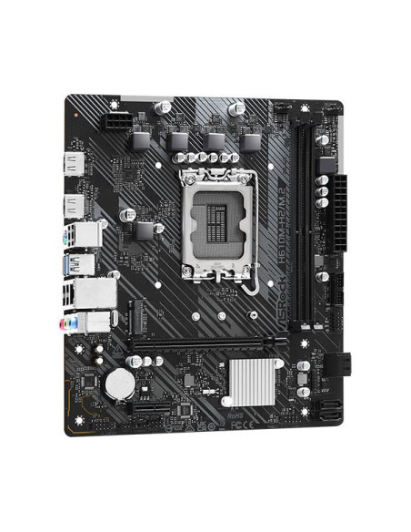 Mainboard, ASROCK, Intel H610, LGA1700, Micro-ATX, Memory DDR4, Memory slots 2, 1xPCI-Express 3.0 1x, 1xPCI-Express 4.0 16x, 1x Mainboard, ASROCK, Intel H610, LGA1700, Micro-ATX, Memory DDR4, Memory slots 2, 1xPCI-Express 3.0 1x, 1xPCI-Express 4.0 16x, 1x