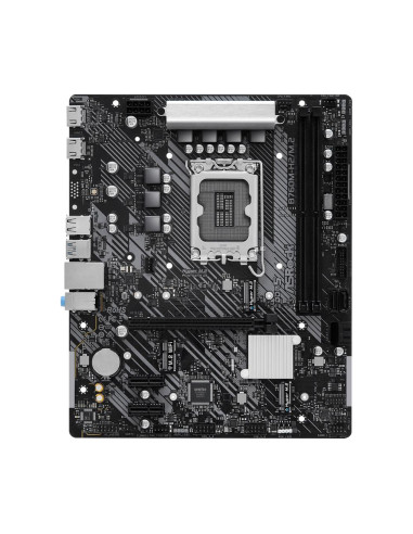 Mainboard, ASROCK, Intel B760 Express, LGA1700, Micro-ATX, Memory DDR5, Memory slots 2, 2xPCI-Express 3.0 1x, 1xPCI-Express 4.0